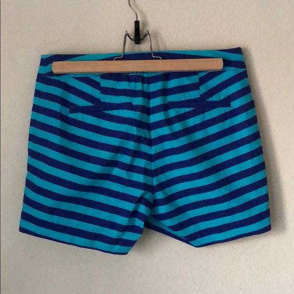 \J. Crew\• NWT Striped Short in Bright Ocean - Picture 5 of 9